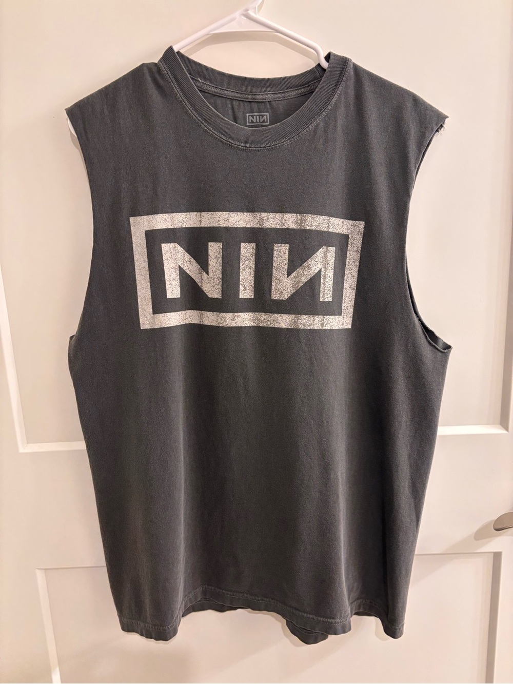 Nine Inch Nails cutoff tank, men’s L